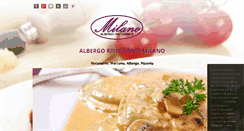 Desktop Screenshot of albergoristorantemilano.com