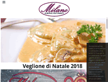 Tablet Screenshot of albergoristorantemilano.com